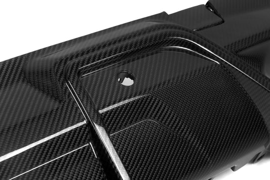 BMW X5M X5MC F95 LCI 2024-ON & X6M X6MC F96 LCI 2020-ON with Aftermarket Parts - OEM Style Rear Diffuser Dry Pre-preg Carbon Fiber from Aero Republic