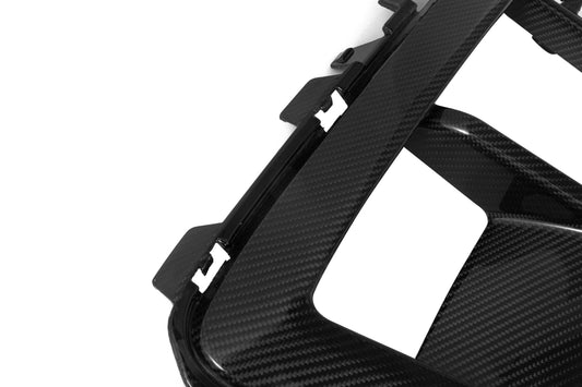 BMW X5M X5MC F95 LCI 2024-ON & X6M X6MC F96 LCI 2024-ON with Aftermarket Parts - OE Style Front Bumper Side Lower Vent Trim Carbon Fiber from Aero Republic