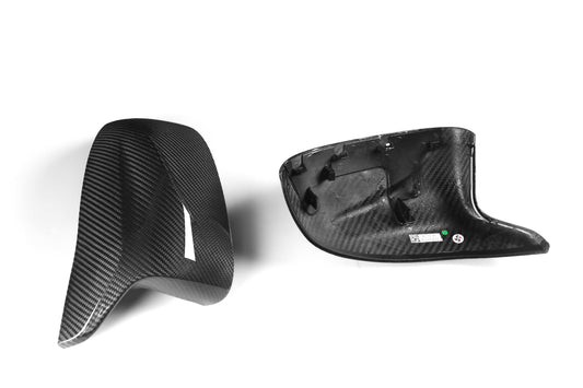 BMW X5M X5MC F95 & X6M X6MC F96 2020 2021 2022 2023 2024 (Fits Both Pre-LCI & LCI) 2020 2021 2022 2023 2024 with Aftermarket Parts - OE Style Replacement Mirror Caps Pre-preg Carbon Fiber from Aero Republic