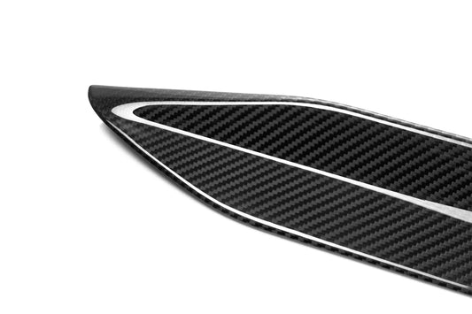 BMW X6 G06 & X6M X6MC F96 (Fits Both Pre-LCI & LCI) 2020-ON with Aftermarket Parts - MP Style Rear Window Fins Side Louvers Dry Pre-preg Carbon Fiber from Aero Republic