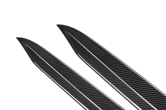 BMW X6 G06 & X6M X6MC F96 (Fits Both Pre-LCI & LCI) 2020-ON with Aftermarket Parts - MP Style Rear Window Fins Side Louvers Dry Pre-preg Carbon Fiber from Aero Republic