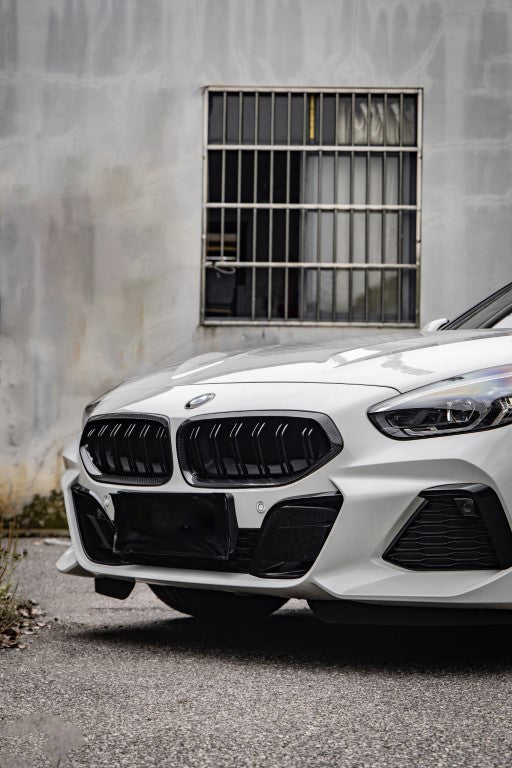 BMW Z4 M40 / sDrive30 G29 2019 2020 2021 2022 2023 2024 with Aftermarket Parts - Dual Slat Front Kidney Grill Pre-preg Carbon Fiber from Aero Republic