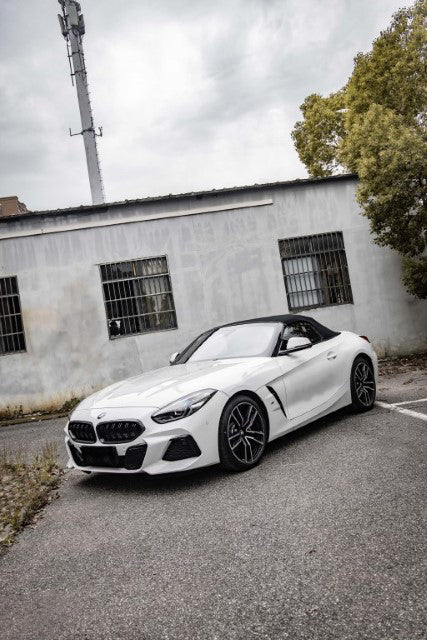 BMW Z4 M40 / sDrive30 G29 2019 2020 2021 2022 2023 2024 with Aftermarket Parts - Dual Slat Front Kidney Grill Pre-preg Carbon Fiber from Aero Republic