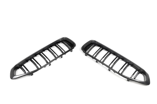 BMW Z4 M40 / sDrive30 G29 2019 2020 2021 2022 2023 2024 with Aftermarket Parts - Dual Slat Front Kidney Grill Pre-preg Carbon Fiber from Aero Republic
