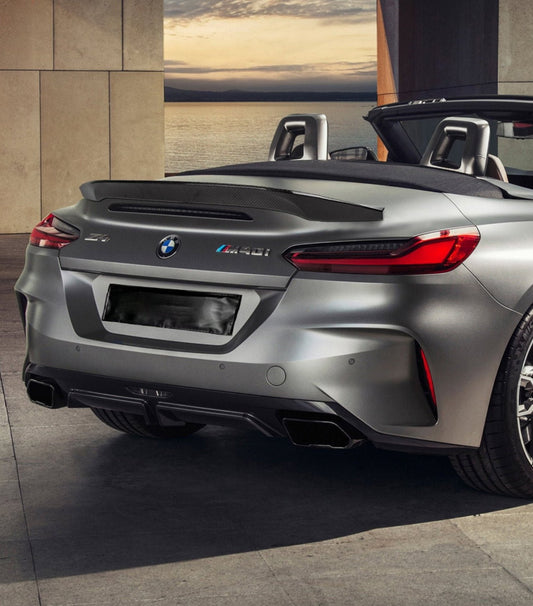 BMW Z4 M40 / sDrive30 G29 2019 2020 2021 2023 2024 with Aftermarket Parts - TRD Style Rear Lip Spoiler Pre-preg Carbon from Aero Republic