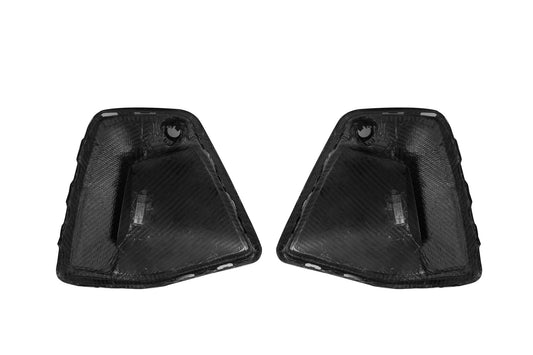 Aero Republic OE Style Front Bumper Side Lower Vent Trim for BMW i5 xDrive M60 & 5 Series 540i/550e xDrive G60 2024-ON Dry Pre-preg Carbon Fiber