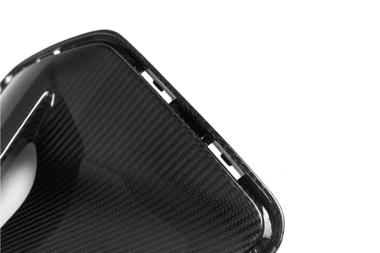 Aero Republic OE Style Front Bumper Side Lower Vent Trim for BMW i5 xDrive M60 & 5 Series 540i/550e xDrive G60 2024-ON Dry Pre-preg Carbon Fiber