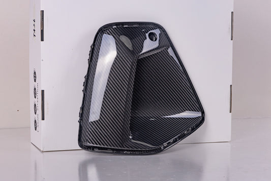 Aero Republic OE Style Front Bumper Side Lower Vent Trim for BMW i5 xDrive M60 & 5 Series 540i/550e xDrive G60 2024-ON Dry Pre-preg Carbon Fiber