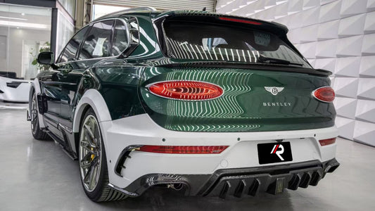 Bentley Bentayga V8 W12 2021-ON with Aftermarket Parts - M Style Window Louvers Pre-preg Carbon Fiber from Aero Republic
