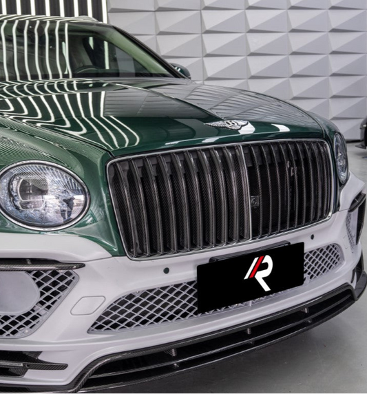 Upgrade Your Bentley Bentayga V8 W12 with Aftermarket Parts - M Style Grill Carbon Fiber from Aero Republic
