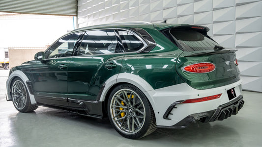 Bentley Bentayga V8 W12 2021-ON with Aftermarket Parts - M Style Window Louvers Pre-preg Carbon Fiber from Aero Republic