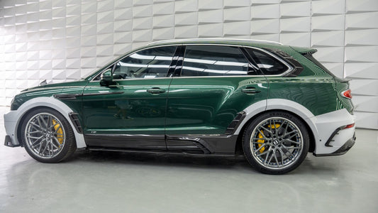 Aero Republic M Style Mirror Cap for Bentley Bentayga V8 W12 2021-ON Dry Pre-preg Carbon Fiber