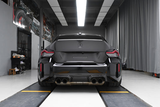 BMW M2C M2 G87 2023-ON & 2 Series M240i 230i G42 2022-ON with Aftermarket Parts - CS Style Ducktail Trunk Dry Pre-preg Carbon Fiber from Aero Republic
