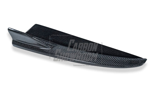 Aero Republic Carbon Fiber Rear Diffuser Side Valences Canards Trim for W205 C300 C43 C63 AMG Sedan 4 Door