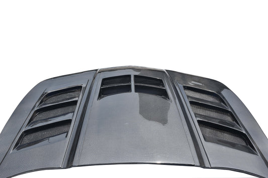 Chevrolet Camaro 5th Gen Z/28 2SS 1SS 2LT 2LS 1LT 1LS 2010 2011 2012 2013 2014 & ZL1 2012 2013 2014 2015 with Aftermarket Parts - V3 Hood Carbon Fiber / FRP from Aero Republic