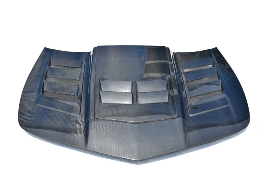 Chevrolet Camaro 5th Gen Z/28 2SS 1SS 2LT 2LS 1LT 1LS 2010 2011 2012 2013 2014 & ZL1 2012 2013 2014 2015 with Aftermarket Parts - V3 Hood Carbon Fiber / FRP from Aero Republic