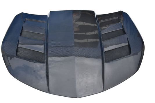Chevrolet Camaro 6th Gen ZL1 Z/28 2SS 1SS 3LT 2LT 1LT 2LS 1LS 2015 2016 2017 2018 2019 2020 2021 2022 2023 2024 with Aftermarket Parts - V3 Hood Carbon Fiber / FRP from Aero Republic
