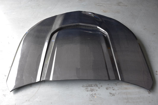Chevrolet Camaro 6th Gen ZL1 Z/28 2SS 1SS 3LT 2LT 1LT 2LS 1LS 2015 2016 2017 2018 2019 2020 2021 2022 2023 2024 with Aftermarket Parts - V1 Hood Carbon Fiber / FRP from Aero Republic
