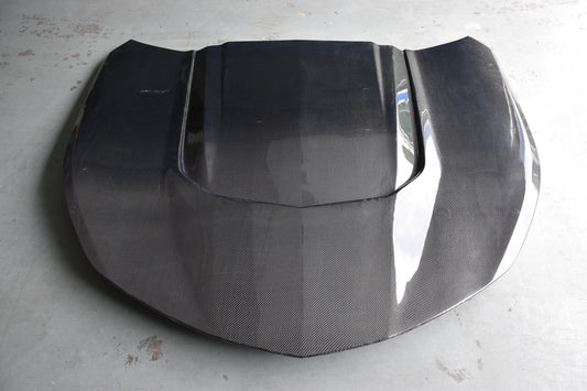 Chevrolet Camaro 6th Gen ZL1 Z/28 2SS 1SS 3LT 2LT 1LT 2LS 1LS 2015 2016 2017 2018 2019 2020 2021 2022 2023 2024 with Aftermarket Parts - V1 Hood Carbon Fiber / FRP from Aero Republic