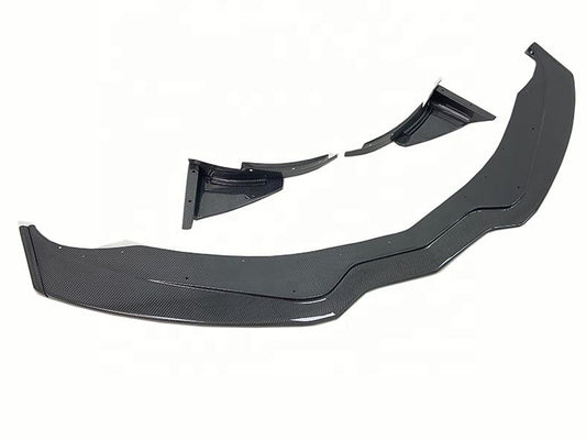 Chevrolet Corvette C7 Base Stingray 2014 2015 2016 2017 2018 2019 with Aftermarket Parts - Front Lip & Canards Carbon Fiber from Aero Republic