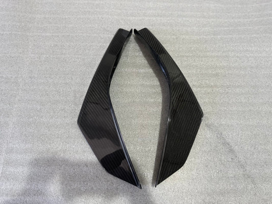 Chevrolet Corvette C8 Base 2020-ON with Aftermarket Parts - Front Canards Dry Pre-preg Carbon Fiber from Aero Republic