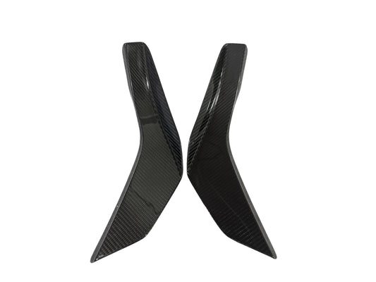 Chevrolet Corvette C8 Base 2020-ON with Aftermarket Parts - Front Canards Dry Pre-preg Carbon Fiber from Aero Republic