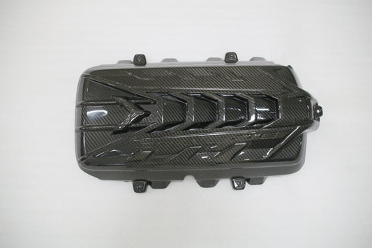Aero Republic V2 Engine Cover for Chevrolet Corvette C8 Base 2020-ON Dry Pre-preg Carbon Fiber
