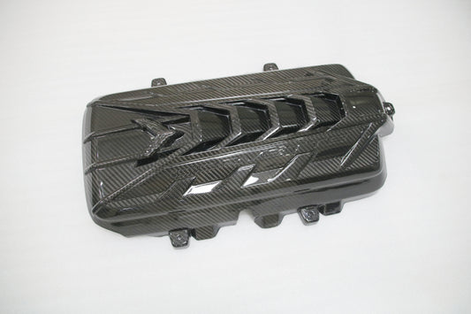 Aero Republic V2 Engine Cover for Chevrolet Corvette C8 Base 2020-ON Dry Pre-preg Carbon Fiber