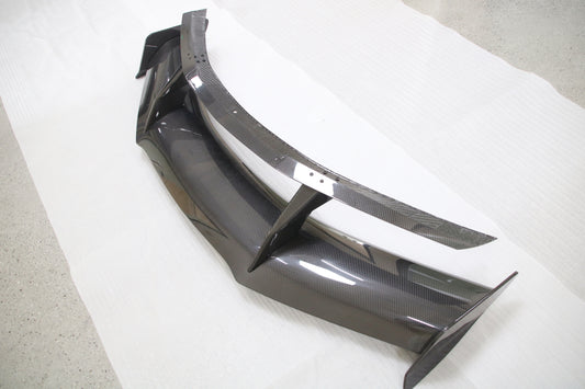 Chevrolet Corvette C8 Base E-Ray Z06 2020-ON with Aftermarket Parts - ZR1 Style Rear Wing Dry Pre-preg Carbon Fiber from Aero Republic