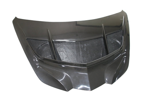Chevrolet Corvette C8 Base E-Ray Z06 2020-ON with Aftermarket Parts - ZR1 V2 Style Hood Dry Pre-preg Carbon Fiber from Aero Republic