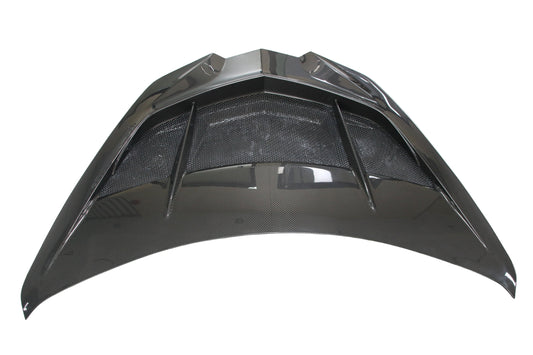 Chevrolet Corvette C8 Base E-Ray Z06 2020-ON with Aftermarket Parts - ZR1 V2 Style Hood Dry Pre-preg Carbon Fiber from Aero Republic