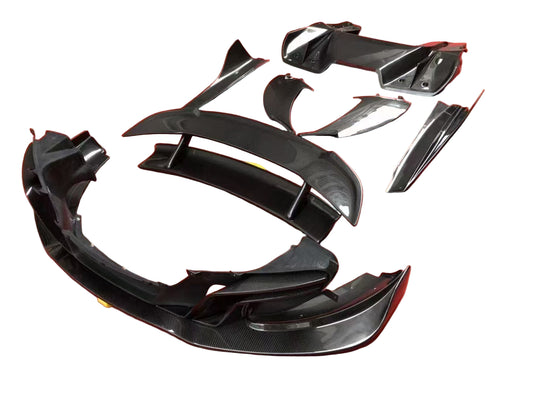 McLaren MP4-12C 2012 2013 2014 with Aftermarket Parts - DMC Style Full Body Kit Carbon Fiber from Aero Republic