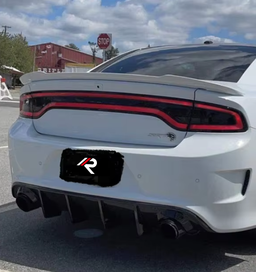 Dodge Charger & 2015 Scat Pack & 2016 Scat Pack, Hellcat & 2017 R/T, Daytona, Scat Pack, Hellcat & 2018 GT, R/T, Daytona, Scat Pack, Hellcat & 2019 GT, R/T, Scat Pack, Hellcat & 2020 GT, R/T, Scat Pack, Hellcat & 2021 GT, R/T, Scat Pack & 2022 GT, R/T, Scat Pack Non-widebody & 2023 GT, R/T, Scat Pack Non-widebody with Aftermarket Parts - Rear Diffuser Carbon Fiber from Aero Republic