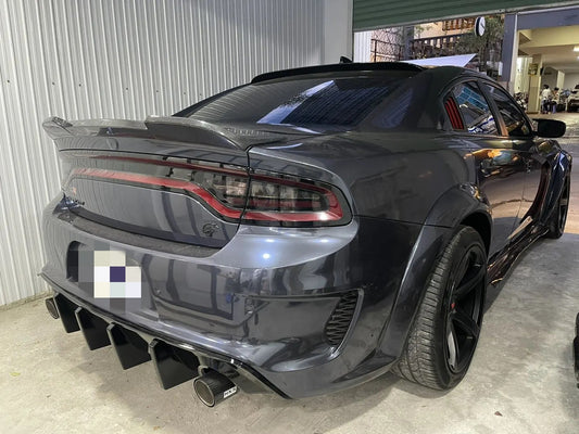 Dodge Charger & 2015 Scat Pack & 2016 Scat Pack, Hellcat & 2017 R/T, Daytona, Scat Pack, Hellcat & 2018 GT, R/T, Daytona, Scat Pack, Hellcat & 2019 GT, R/T, Scat Pack, Hellcat & 2020 GT, R/T, Scat Pack, Hellcat & 2021 GT, R/T, Scat Pack & 2022 GT, R/T, Scat Pack Non-widebody & 2023 GT, R/T, Scat Pack Non-widebody with Aftermarket Parts - Rear Spoiler Carbon Fiber from Aero Republic