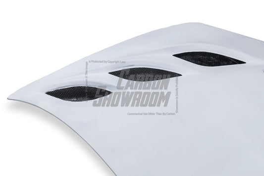 Dodge Charger 2015 2016 2017 2018 2019 2020 2021 2022 2023 with Aftermarket Parts - V2 Hood Carbon Fiber / FRP from Aero Republic