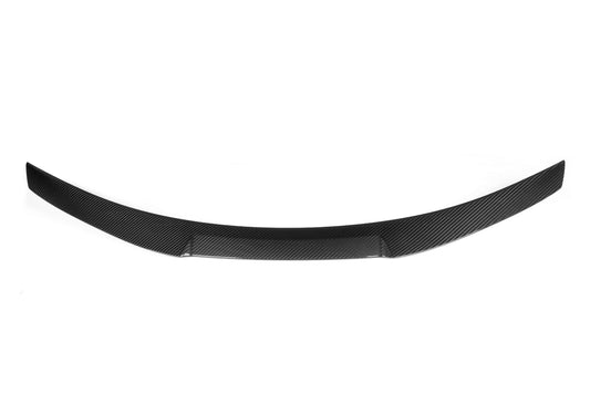 Infiniti Q50 Red Sport 400 Luxe Sensory Signature Premium Pure 2014 2015 2016 2017 2018 2019 2020 2021 2022 2023 2024 with Aftermarket Parts - M4 Style Rear Lip Spoiler Pre-preg Carbon from Aero Republic