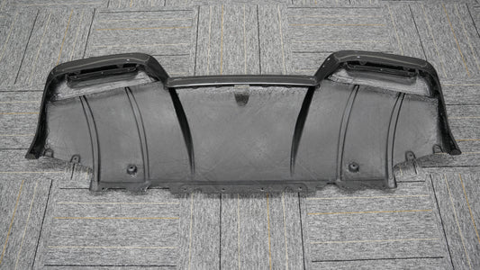 Ferrari 296 GTB GTS 2021-ON with Aftermarket Parts - OEM Replacement Style Rear Diffuser Carbon Fiber from Aero Republic
