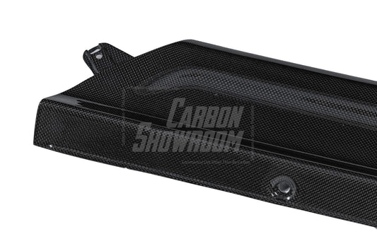 Ferrari 488 GTB 2016 2017 2018 2019 2020 with Aftermarket Parts - OEM 1:1 Style Firewall Panel Dry Pre-preg Carbon Fiber from Aero Republic