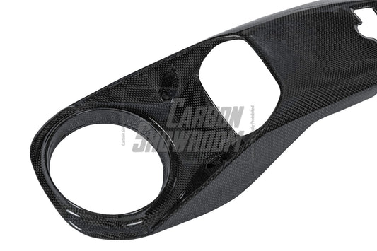 Ferrari 488 GTB & Spider 2016 2017 2018 2019 2020 with Aftermarket Parts - OEM 1:1 Style Replacement Engine Bay Center Panel Dry Pre-preg Carbon Fiber from Aero Republic