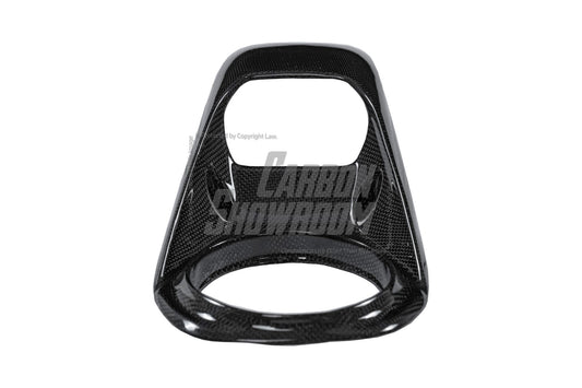 Ferrari 488 GTB & Spider 2016 2017 2018 2019 2020 with Aftermarket Parts - OEM 1:1 Style Replacement Engine Bay Center Panel Dry Pre-preg Carbon Fiber from Aero Republic