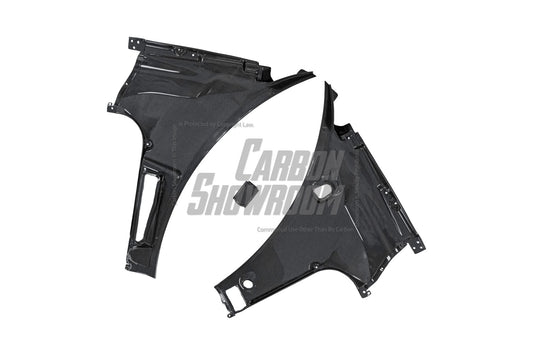 Ferrari 488 GTB & Spider 2016 2017 2018 2019 2020 with Aftermarket Parts - OEM 1:1 Style Replacement Front Trunk Rear Panels Dry Pre-preg Carbon Fiber from Aero Republic