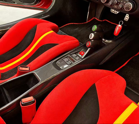 Ferrari 488 GTB & Spider 2016 2017 2018 2019 2020 with Aftermarket Parts - 1:1 Pista Style Interior Styling Carbon Fiber from Aero Republic