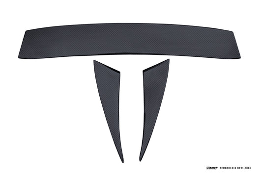 Ferrari 812 GTS 2021 2022 2023 with Aftermarket Parts - Rear Spoiler Carbon Fiber / FRP from Aero Republic