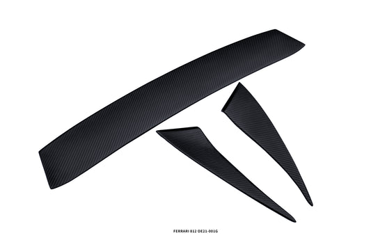 Ferrari 812 GTS 2021 2022 2023 with Aftermarket Parts - Rear Spoiler Carbon Fiber / FRP from Aero Republic