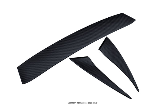 Ferrari 812 GTS 2021 2022 2023 with Aftermarket Parts - Rear Spoiler Carbon Fiber / FRP from Aero Republic