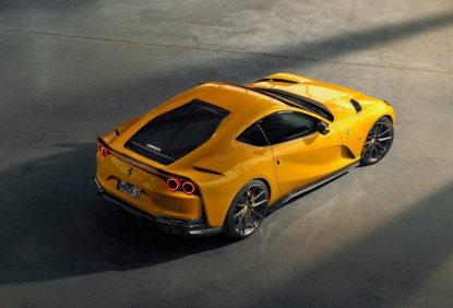 Ferrari 812 Superfast 2018 2019 2020 with Aftermarket Parts - Rear Spoiler Carbon Fiber / FRP from Aero Republic