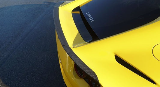 Ferrari 812 Superfast 2018 2019 2020 with Aftermarket Parts - Rear Spoiler Carbon Fiber / FRP from Aero Republic