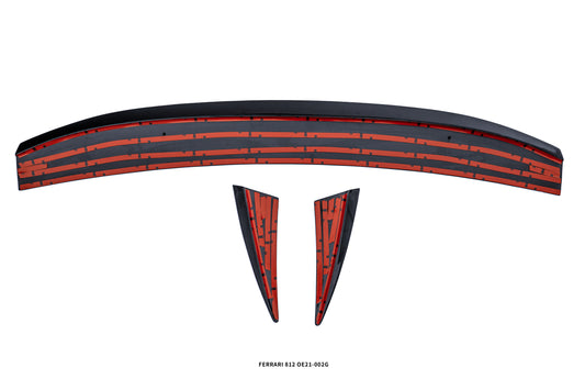 Ferrari 812 Superfast 2018 2019 2020 with Aftermarket Parts - Rear Spoiler Carbon Fiber / FRP from Aero Republic