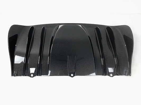 Ferrari F430 2005–2009 with Aftermarket Parts - OEM Replacement Style Rear Diffuser Carbon Fiber from Aero Republic
