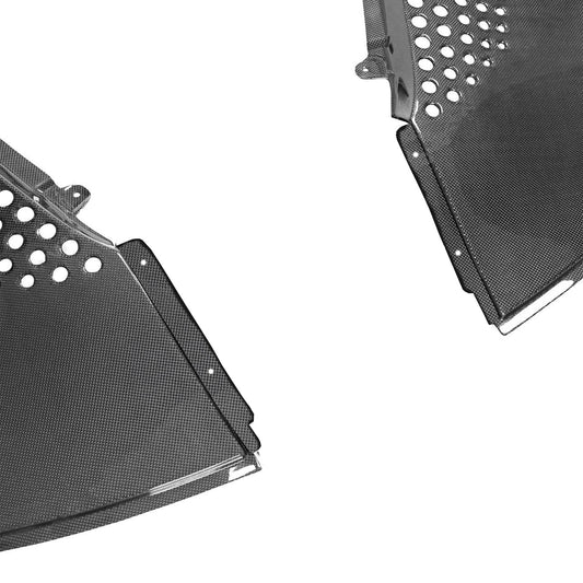 Ferrari SF90 Stradale & Spider 2021 2022 2023 2024 2025 with Aftermarket Parts - OEM 1:1 Style Replacement Engine Bay Side Surround Pre-preg Carbon Fiber from Aero Republic